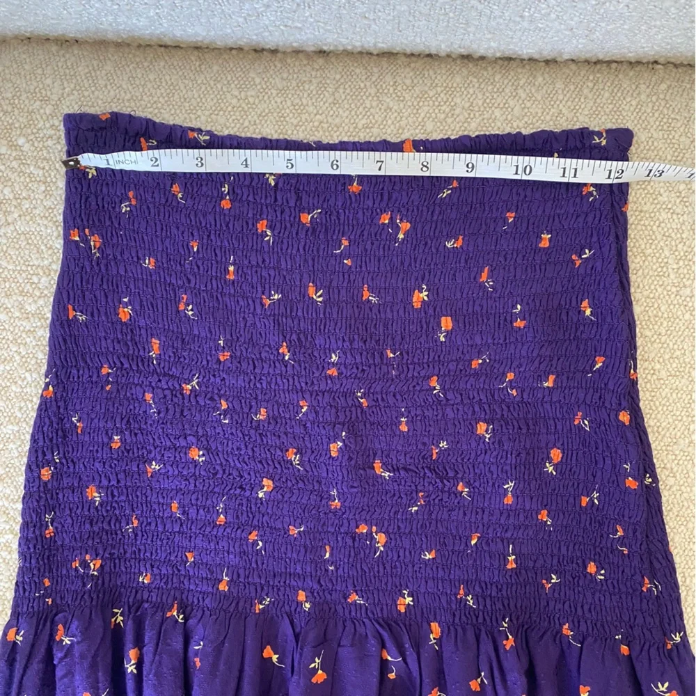 UO Purple Floral Mini Skirt